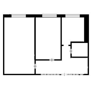 2-к квартира, на длительный срок, 45м2, 3/5 этаж