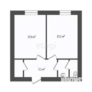 2-к квартира, вторичка, 36м2, 8/9 этаж