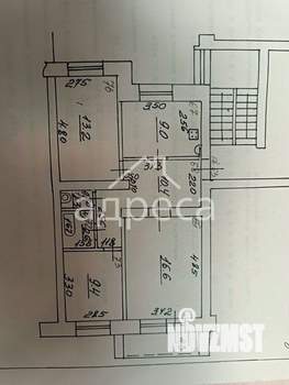 3-к квартира, вторичка, 65м2, 5/5 этаж