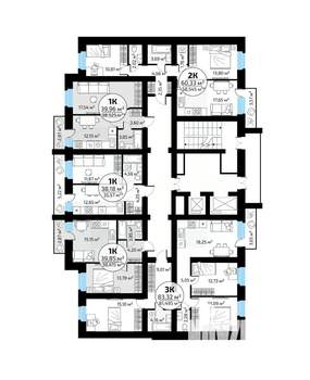 1-к квартира, вторичка, 40м2, 16/18 этаж