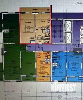 1-к квартира, вторичка, 55м2, 26/32 этаж