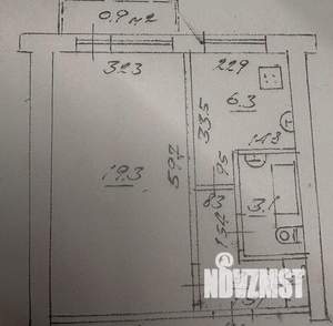 1-к квартира, вторичка, 34м2, 2/9 этаж
