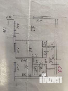 2-к квартира, вторичка, 43м2, 4/5 этаж