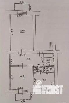 2-к квартира, вторичка, 58м2, 3/5 этаж