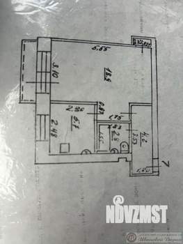 1-к квартира, вторичка, 32м2, 2/2 этаж