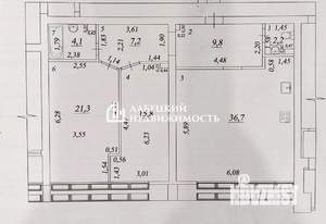 3-к квартира, вторичка, 97м2, 14/16 этаж