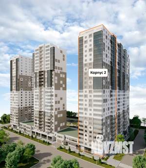 3-к квартира, строящийся дом, 102м2, 19/27 этаж