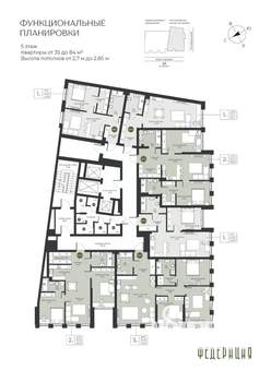 2-к квартира, вторичка, 65м2, 5/23 этаж