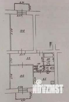 2-к квартира, вторичка, 58м2, 3/5 этаж