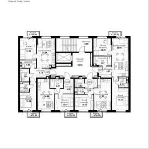 1-к квартира, вторичка, 38м2, 7/8 этаж
