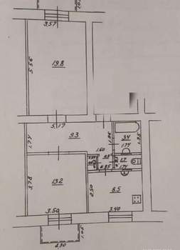 2-к квартира, вторичка, 58м2, 3/5 этаж