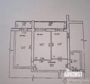 2-к квартира, вторичка, 62м2, 5/10 этаж