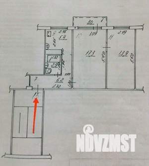 2-к квартира, вторичка, 50м2, 4/5 этаж