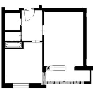 1-к квартира, вторичка, 50м2, 4/18 этаж