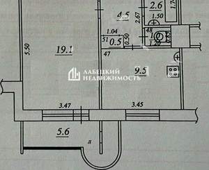 1-к квартира, вторичка, 37м2, 8/9 этаж