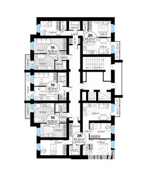 1-к квартира, вторичка, 40м2, 16/18 этаж