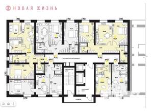 2-к квартира, вторичка, 54м2, 10/16 этаж