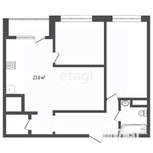 2-к квартира, вторичка, 63м2, 14/27 этаж