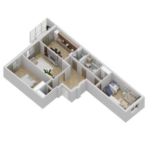 3-к квартира, строящийся дом, 98м2, 24/27 этаж