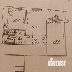 2-к квартира, вторичка, 51м2, 11/12 этаж