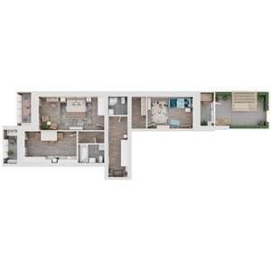 2-к квартира, вторичка, 87м2, 1/8 этаж