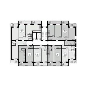 1-к квартира, вторичка, 56м2, 4/8 этаж