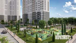 2-к квартира, строящийся дом, 59м2, 21/26 этаж