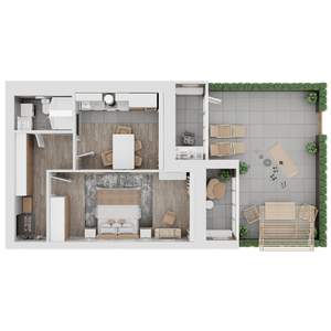 1-к квартира, вторичка, 55м2, 1/8 этаж
