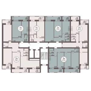 2-к квартира, вторичка, 87м2, 8/8 этаж