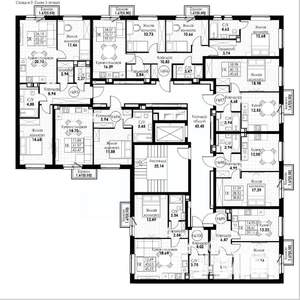 2-к квартира, вторичка, 66м2, 3/8 этаж