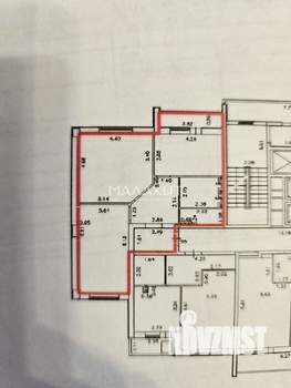 2-к квартира, вторичка, 72м2, 2/20 этаж