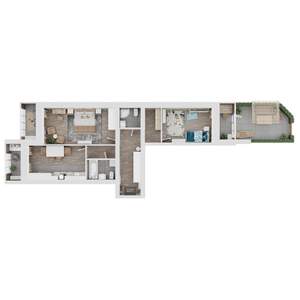 2-к квартира, вторичка, 87м2, 1/8 этаж
