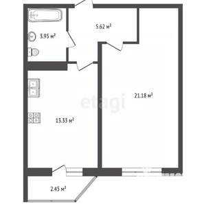 Студия квартира, вторичка, 32м2, 20/26 этаж