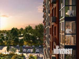 1-к квартира, строящийся дом, 36м2, 8/15 этаж