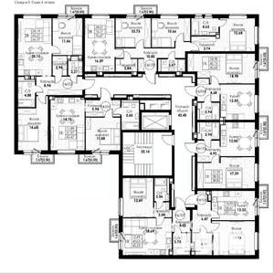 1-к квартира, вторичка, 46м2, 4/8 этаж