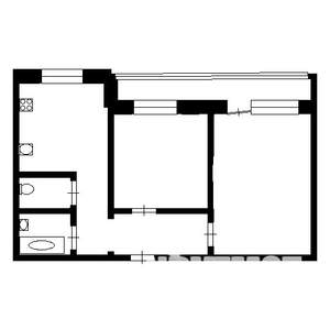 2-к квартира, вторичка, 45м2, 4/5 этаж