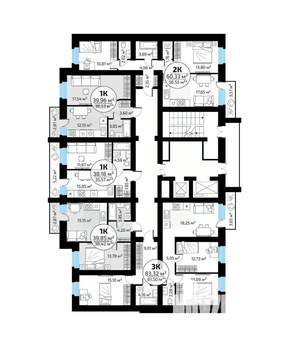 3-к квартира, вторичка, 83м2, 15/18 этаж