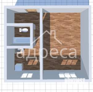 1-к квартира, вторичка, 30м2, 2/5 этаж