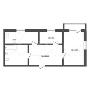2-к квартира, вторичка, 43м2, 3/5 этаж
