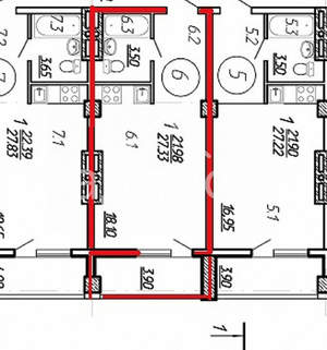 Студия квартира, вторичка, 27м2, 15/16 этаж