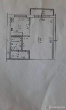 1-к квартира, вторичка, 31м2, 5/5 этаж
