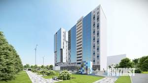 1-к квартира, строящийся дом, 32м2, 12/20 этаж