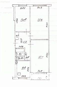 3-к квартира, вторичка, 65м2, 2/5 этаж