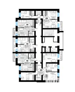 1-к квартира, вторичка, 38м2, 6/18 этаж