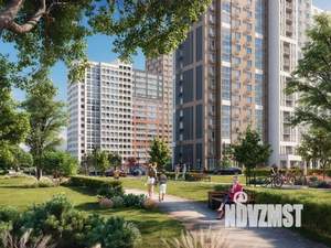 1-к квартира, строящийся дом, 43м2, 6/15 этаж