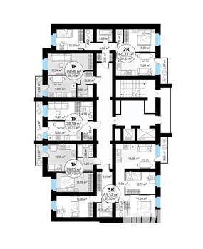 3-к квартира, вторичка, 83м2, 7/18 этаж