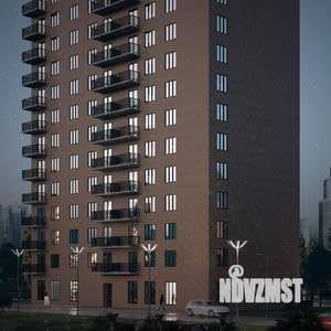 2-к квартира, строящийся дом, 65м2, 14/17 этаж