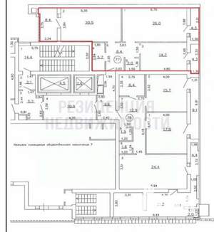 2-к квартира, вторичка, 76м2, 1/13 этаж
