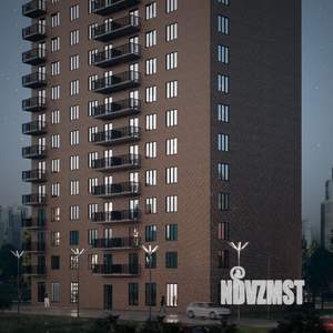 1-к квартира, строящийся дом, 42м2, 17/17 этаж