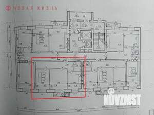 2-к квартира, сданный дом, 62м2, 9/14 этаж